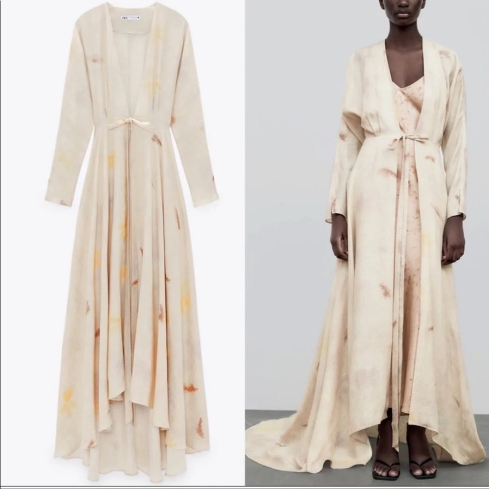 Zara Vogue tie-dye kimono - Picture 2 of 7